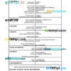 editable template, Turkmenistan death certificate Word and PDF template, completely editable