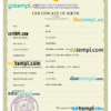 editable template, # master accord birth certificate universal PSD template