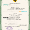 editable template, # point flow death universal certificate PSD template, completely editable