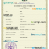 editable template, Cuba vital record birth certificate PSD template, completely editable