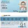 editable template, Australia New South Wales Photo Card PSD template