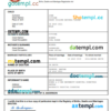editable template, Bhutan vital record birth certificate Word and PDF template, completely editable