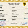 editable template, # birthverse universal birth certificate PSD template, completely editable