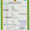 editable template, # bold universal birth certificate PSD template, fully editable