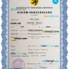 editable template, # loop editor universal birth certificate PSD template, completely editable