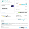 editable template, Suriname Airbnb booking confirmation Word and PDF template