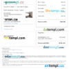 editable template, Tajikistan Airbnb booking confirmation Word and PDF template