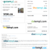editable template, Tuvalu Airbnb booking confirmation Word and PDF template