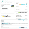 editable template, Ukraine Airbnb booking confirmation Word and PDF template
