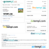 editable template, United Kingdom Airbnb booking confirmation Word and PDF template