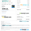 editable template, Uzbekistan Airbnb booking confirmation Word and PDF template