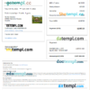 editable template, Ecuador Airbnb booking confirmation Word and PDF template