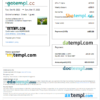 editable template, El Salvador Airbnb reservation confirmation Word and PDF template