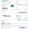 editable template, Gabon Airbnb booking confirmation Word and PDF template