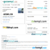 editable template, Guyana Airbnb booking confirmation Word and PDF template