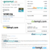 editable template, Haiti Airbnb booking confirmation Word and PDF template