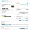 editable template, Iceland Airbnb booking confirmation Word and PDF template