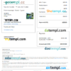 editable template, Kiribati Airbnb booking confirmation Word and PDF template