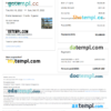editable template, Latvia Airbnb booking confirmation Word and PDF template