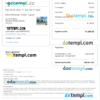editable template, Mauritius Airbnb booking confirmation Word and PDF template