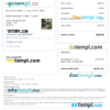 editable template, Myanmar Airbnb booking confirmation Word and PDF template