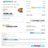 editable template, Namibia Airbnb booking confirmation Word and PDF template