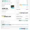editable template, Nauru Airbnb booking confirmation Word and PDF template