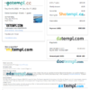editable template, South Korea Airbnb booking confirmation Word and PDF template