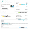 editable template, South Sudan Airbnb booking confirmation Word and PDF template