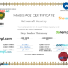 editable template, # fresh universal marriage certificate Word and PDF template, fully editable