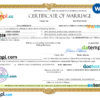 editable template, Afghanistan marriage certificate Word and PDF template, completely editable