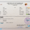 editable template, Algeria marriage certificate PSD template, fully editable