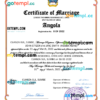 editable template, Angola marriage certificate Word and PDF template, completely editable