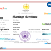 editable template, Bangladesh marriage certificate Word and PDF template, fully editable