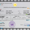 editable template, Bangladesh marriage certificate PSD template, fully editable
