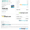 editable template, Belarus Airbnb booking confirmation Word and PDF template