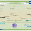 editable template, Bhutan marriage certificate Word and PDF template, fully editable