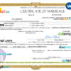 editable template, Bosnia & Herzegovina marriage certificate Word and PDF template, fully editable