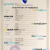 editable template, Bosnia and Herzegovina marriage certificate PSD template, completely editable