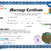 editable template, Canada marriage certificate Word and PDF template, fully editable