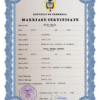 editable template, Colombia marriage certificate PSD template, fully editable
