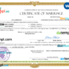 editable template, Croatia marriage certificate Word and PDF template, completely editable