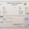 editable template, Cyprus marriage certificate PSD template, fully editable
