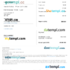editable template, Denmark Airbnb booking confirmation Word and PDF template