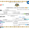 editable template, Dominica marriage certificate Word and PDF template, completely editable