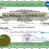 editable template, Egypt marriage certificate Word and PDF template, completely editable