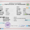 editable template, El Salvador marriage certificate PSD template, completely editable