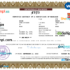 editable template, Fiji marriage certificate Word and PDF template, completely editable