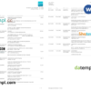 editable template, Germany Consorsbank bank statement template in Word and PDF format,(.doc and .pdf), 2 pages