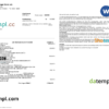 editable template, Germany Freisinger bank statement template in Word and PDF format,(.doc and .pdf), 2 pages